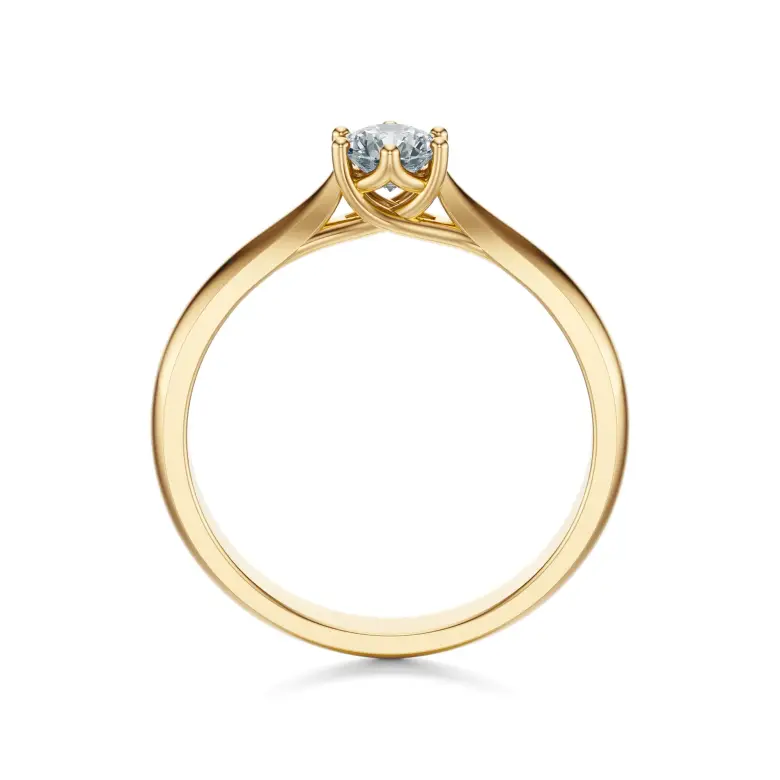 Klasyczny pierścionek zaręczynowy